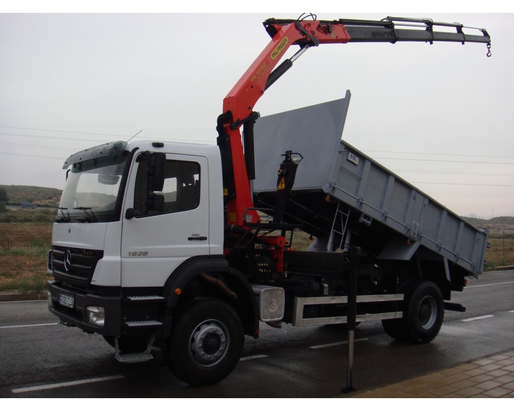 Second hand truck boom and dump truck