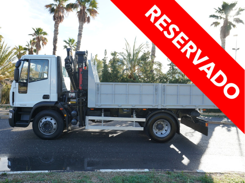 IVECO EUROCARGO PMA 14000 KG DE OCASION CAJA VOLQUETE Y PLUMA